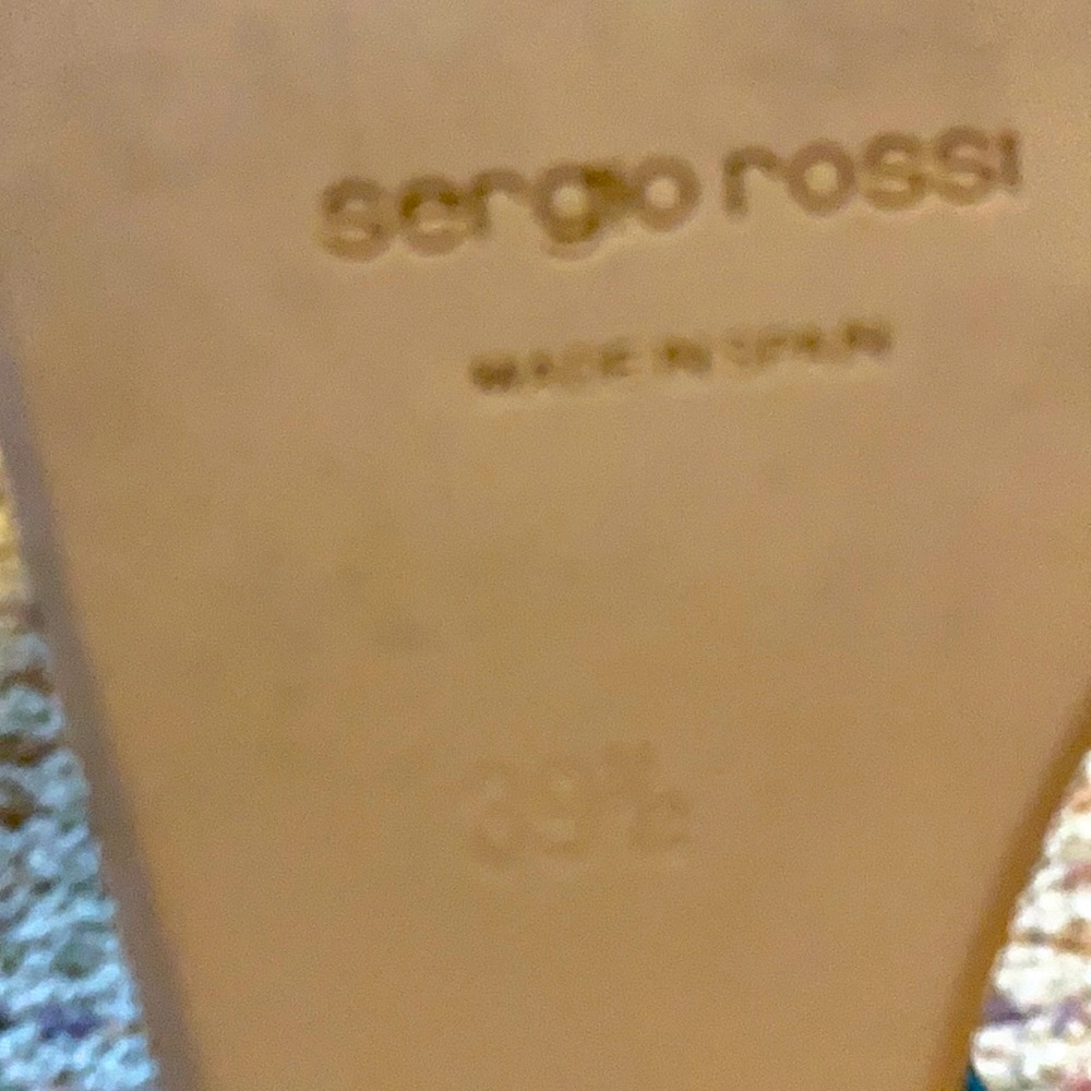 Sergio Rossi wedges 39.5 - Picture 8 of 9